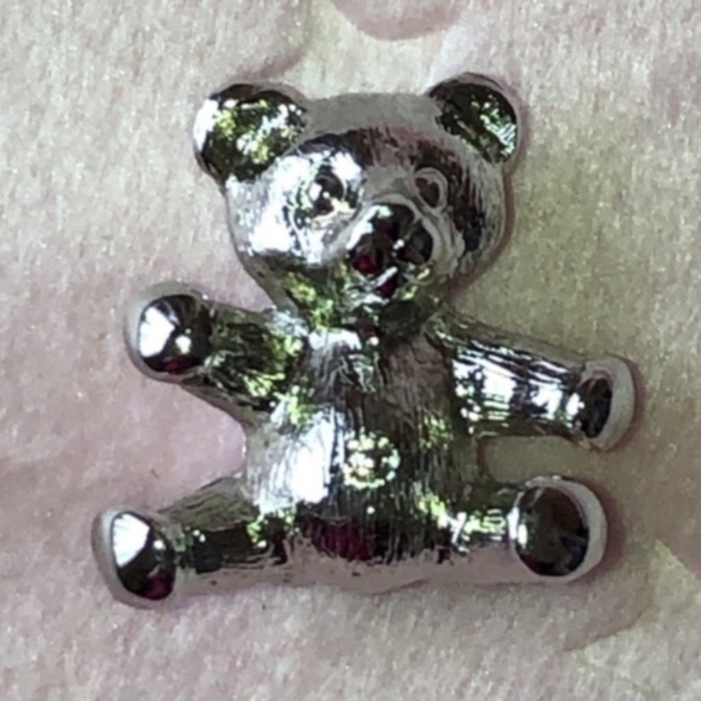 Girl's Teddy Bear pin - Picture 2 of 4
